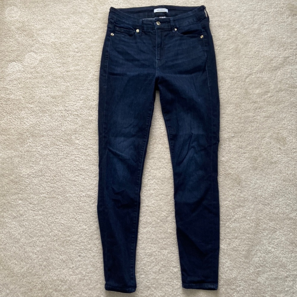 Good American Good Legs Dark Jeans